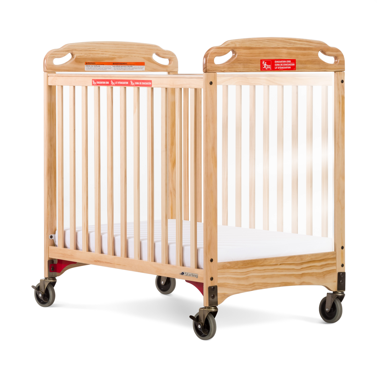 Safe Haven Compact Wood Evacuation Crib