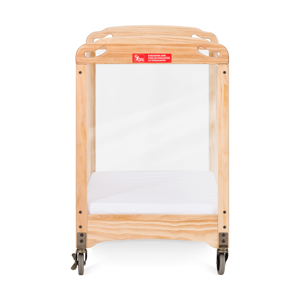 Safe Haven Compact Wood Evacuation Crib