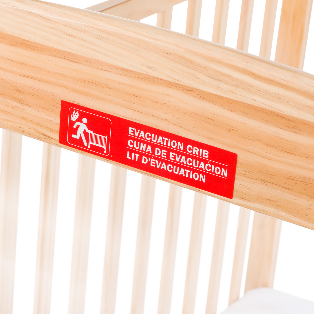 Safe Haven Compact Wood Evacuation Crib