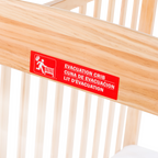 Safe Haven Compact Wood Evacuation Crib