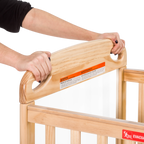 Safe Haven Compact Wood Evacuation Crib