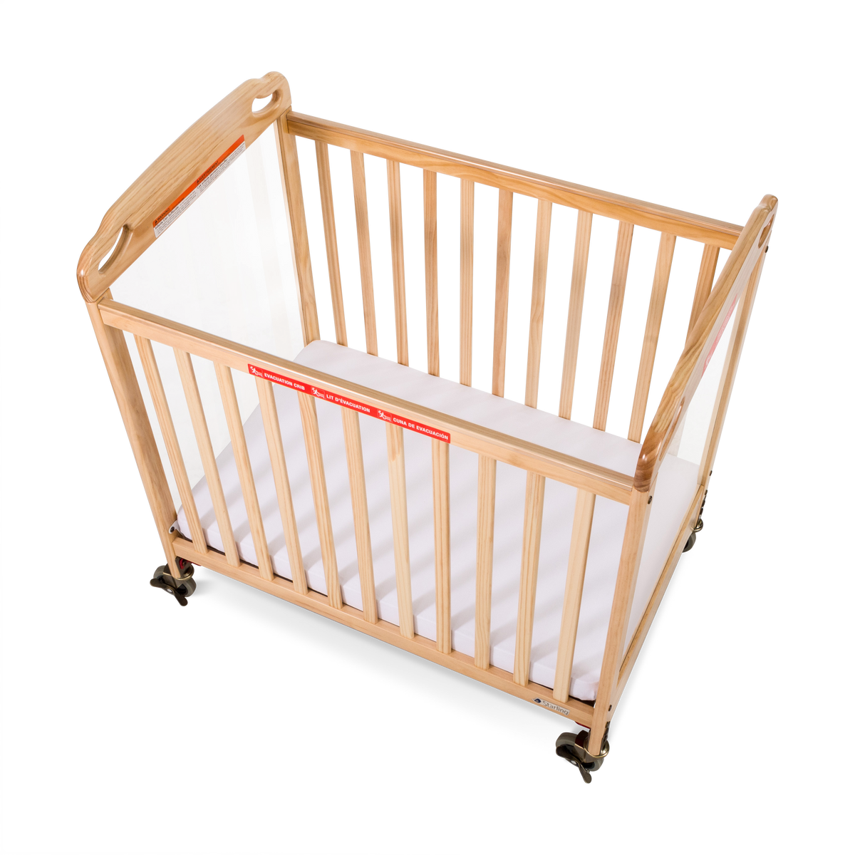 Safe Haven Compact Wood Evacuation Crib
