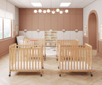 Bristol Fixed-Side Compact Wood Crib