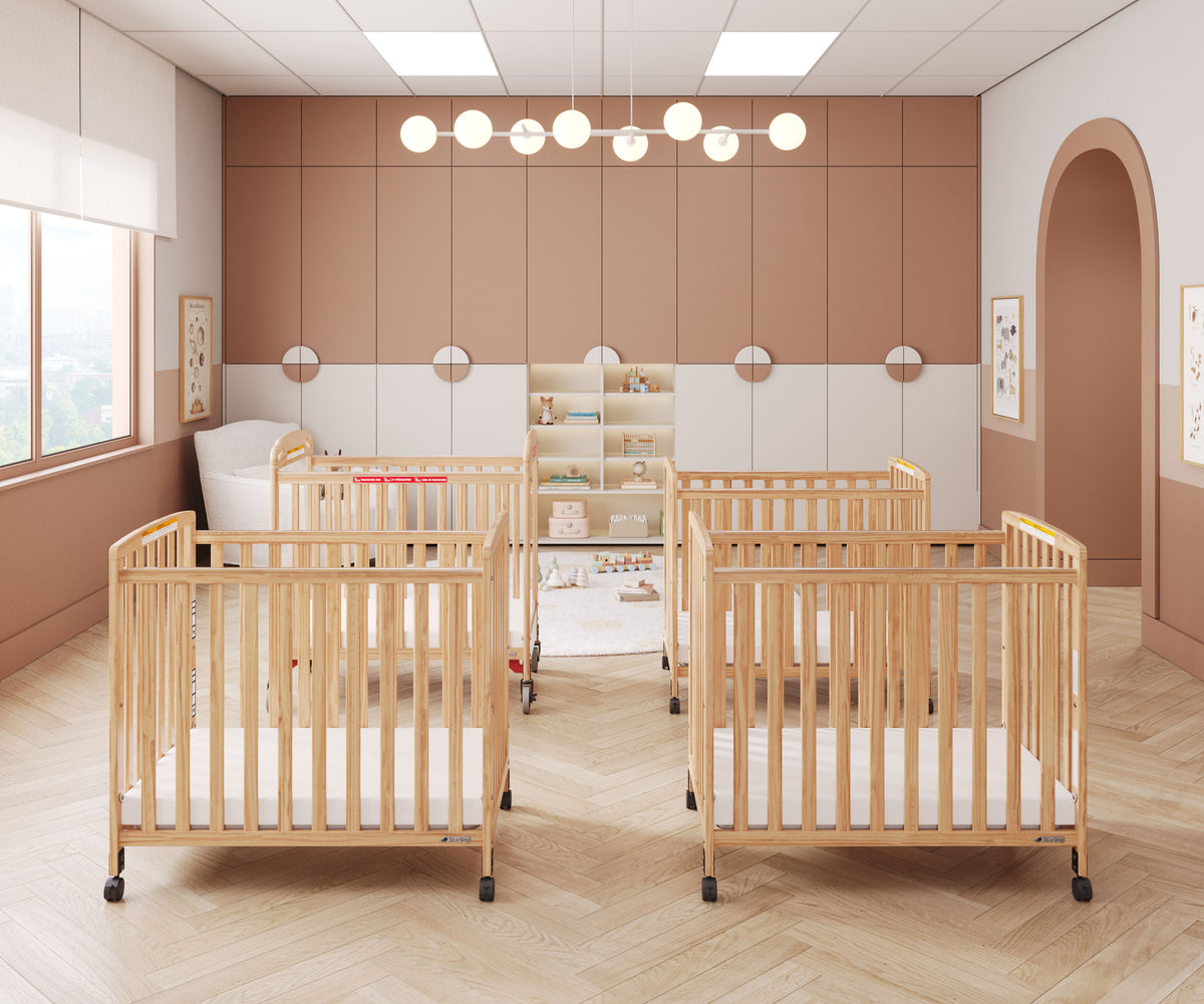 Bristol Fixed-Side Compact Wood Crib