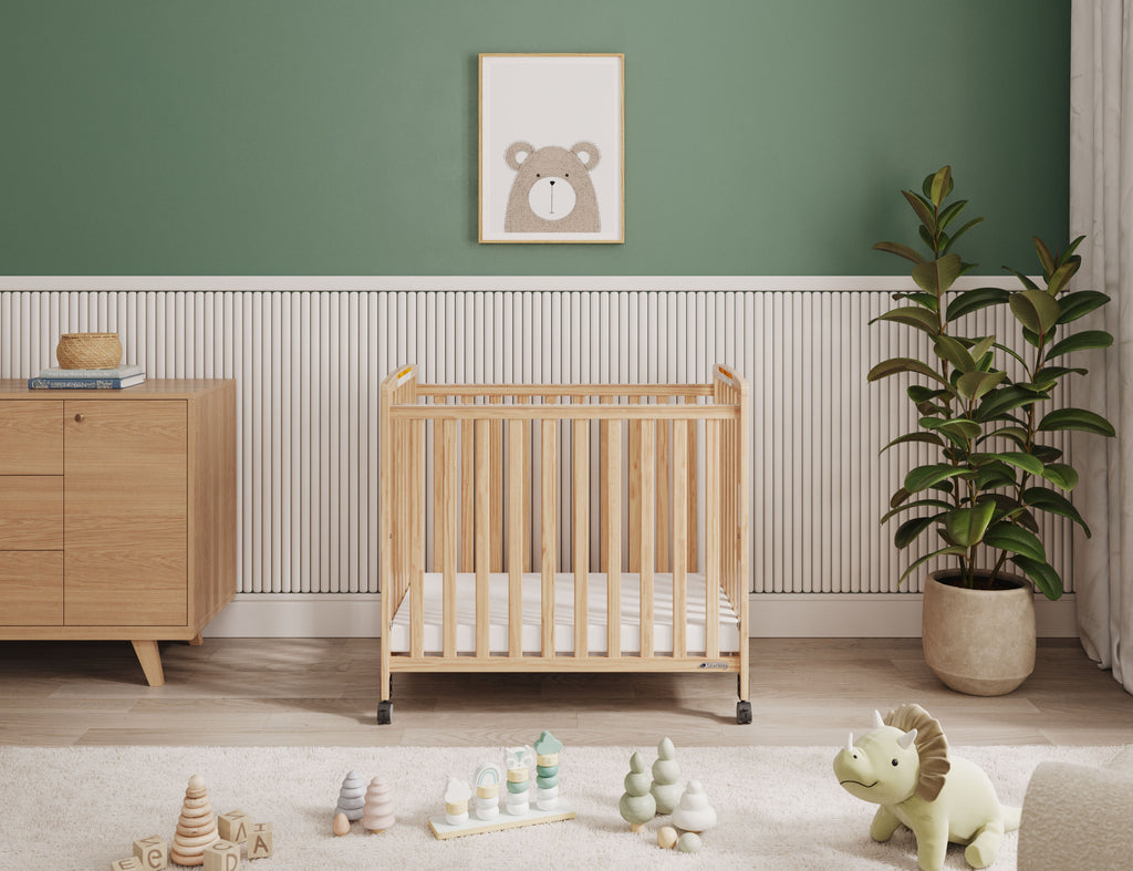 Bristol Fixed-Side Compact Wood Crib