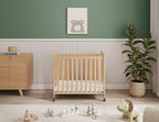 Bristol Fixed-Side Compact Wood Crib