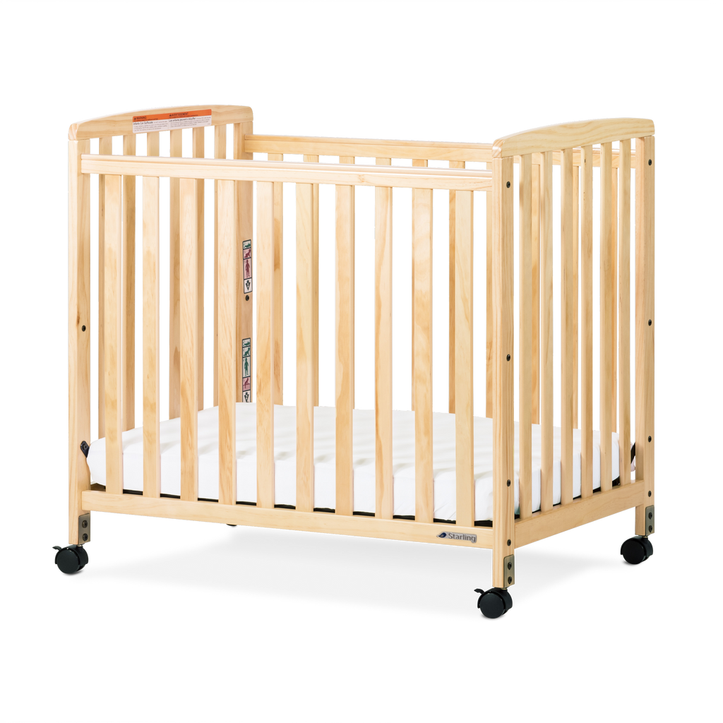Bristol Fixed-Side Compact Wood Crib