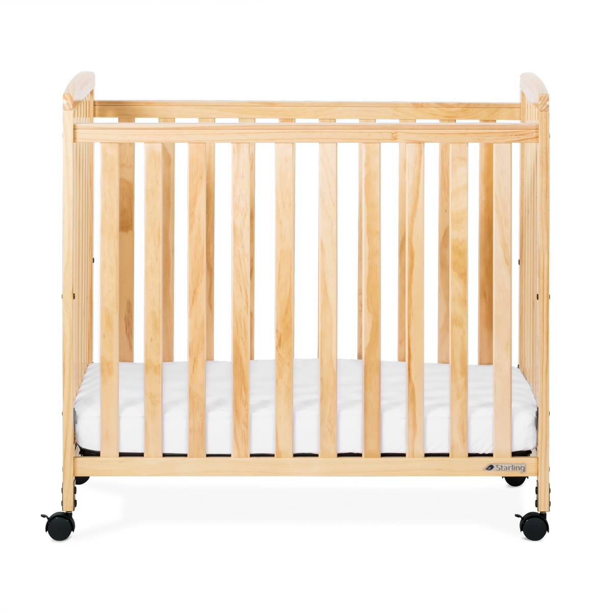 Bristol Fixed-Side Compact Wood Crib