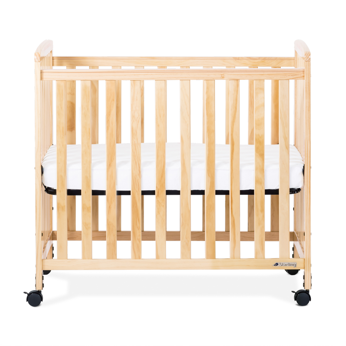 Bristol Fixed-Side Compact Wood Crib
